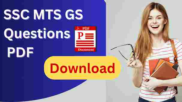 SSC MTS GS Questions PDF